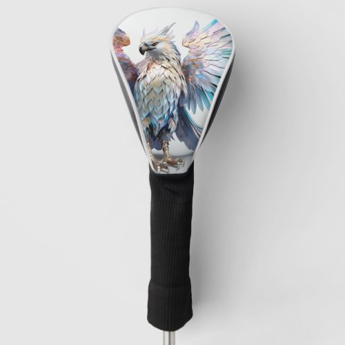 Metallic Iridescent Eagle  Golf Head Cover