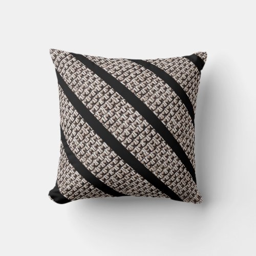 Metallic Knit Soda Tab 20x20 Throw Pillow