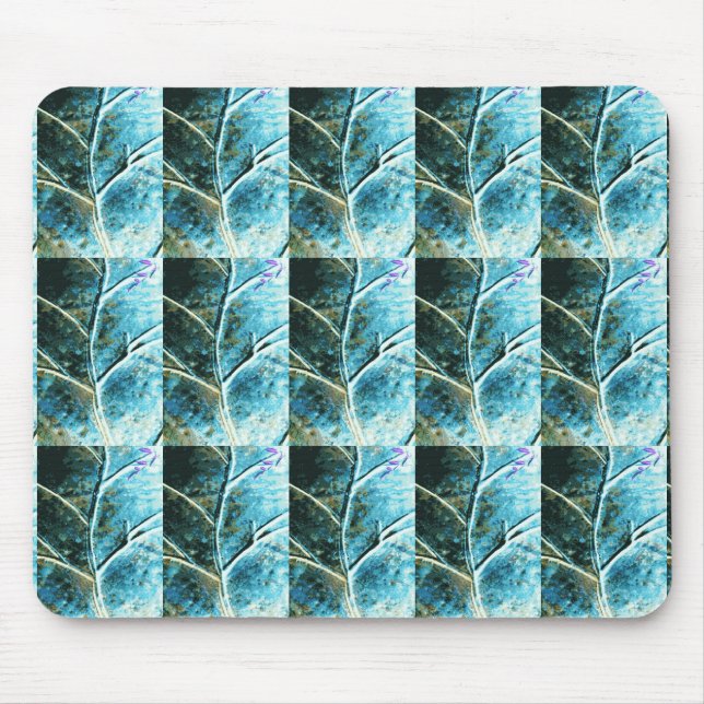 metallic leaf mousepad (Front)