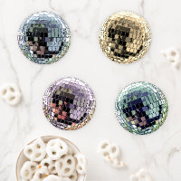 Metallic Look Disco Balls in 4 Colors