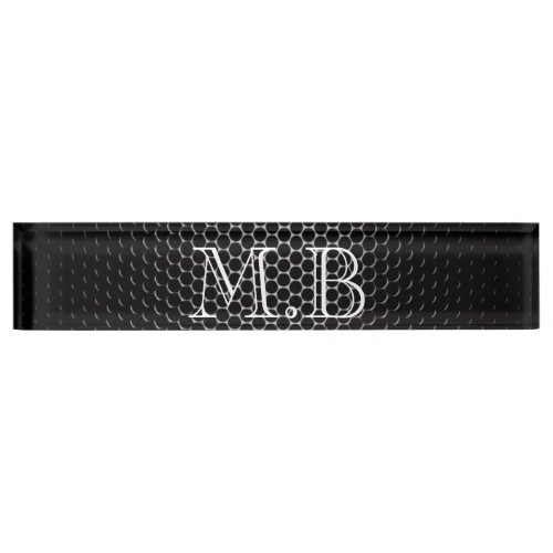 Metallic Look Professional Desk Name Plate