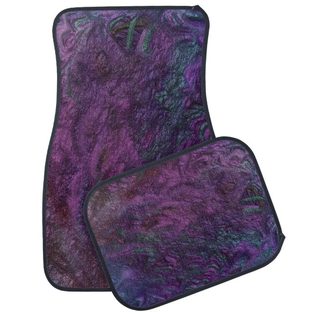 Metallic Look Set of Car Mats (Set)