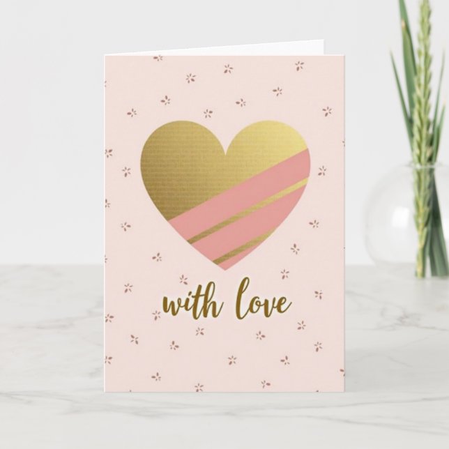 Metallic Love Mothers Day Card (Front)