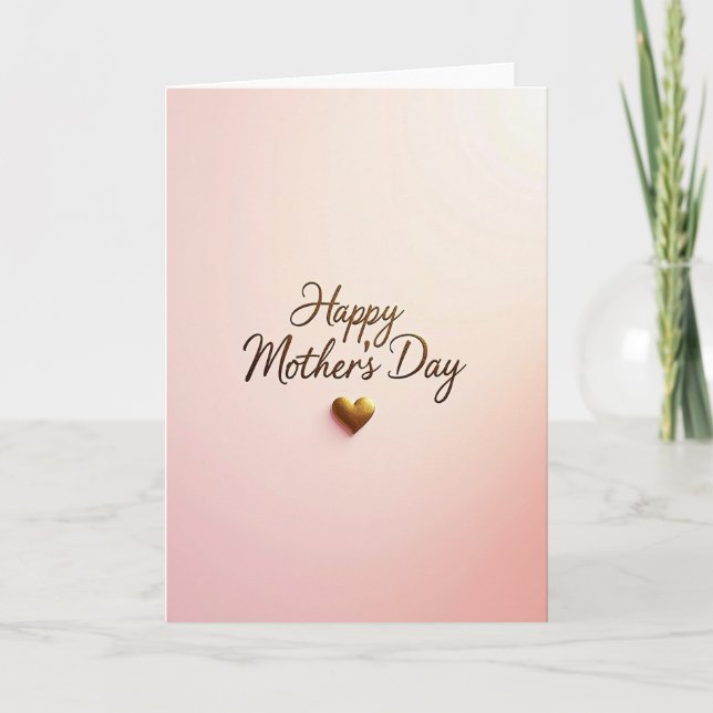 Metallic Luster Mothers Day Card (Front)