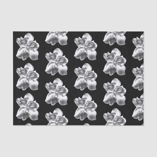 Metallic Magnolias on tissue paper (Front)