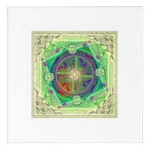 Metallic Mandala '26' - by ID AD Art Gabi Zapf