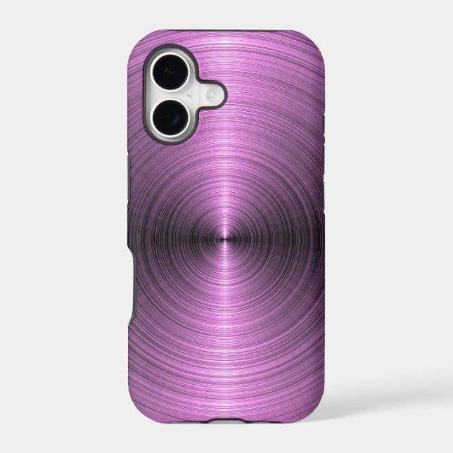 Metallic Mauve Iphone Case (Back)