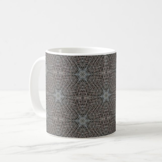 Metallic Metal Mesh Coffee Mug (Front Left)
