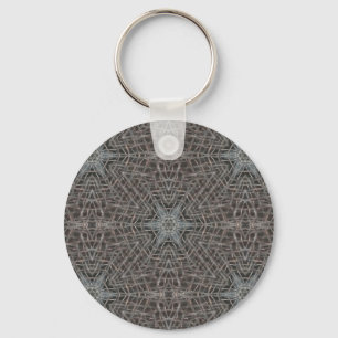 Metallic Metal Mesh Keychain