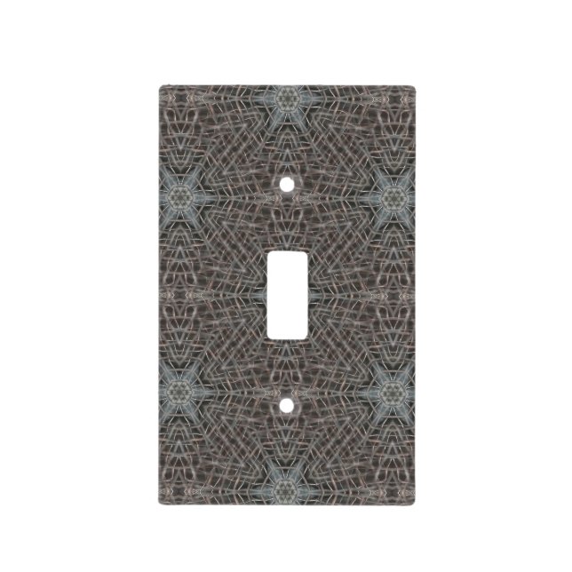 Metallic Metal Mesh Light Switch Cover (Front)