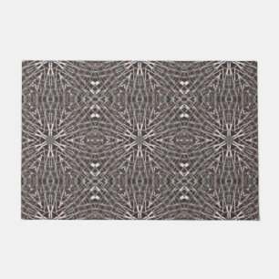 Metallic Metal Mesh Silver Doormat