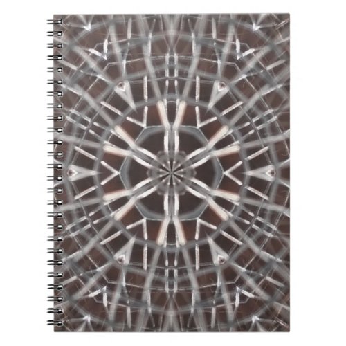 Metallic Metal Mesh Silver Notebook