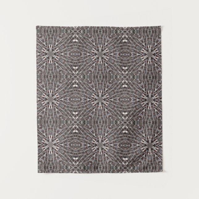 Metallic Metal Mesh Silver Tapestry (Front)