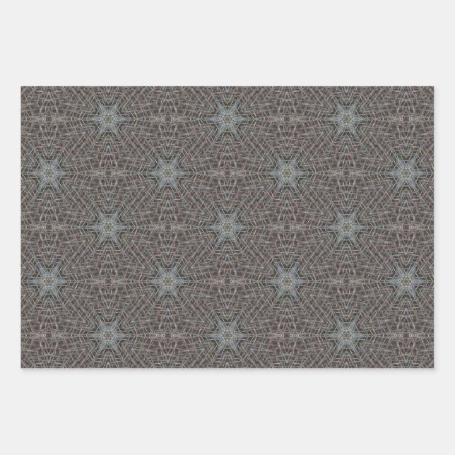 Metallic Metal Mesh Wrapping Paper Sheets (Front)