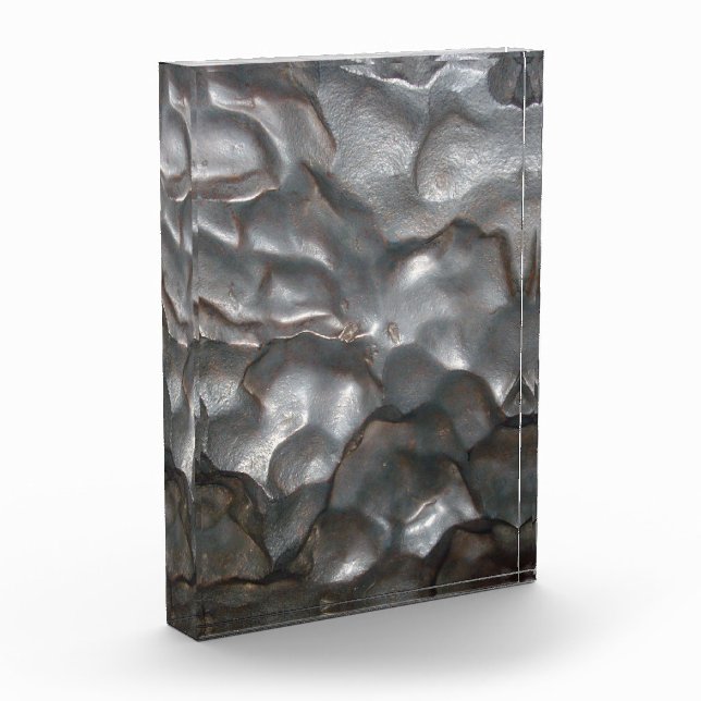 Metallic Meteorite Rock Pattern, Photo Block (Left)