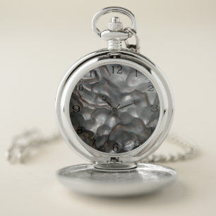 Metallic Meteorite Rock,  Pocket Watch