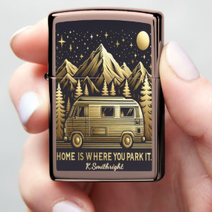 Metallic Mountain Dreams Zippo Lighter