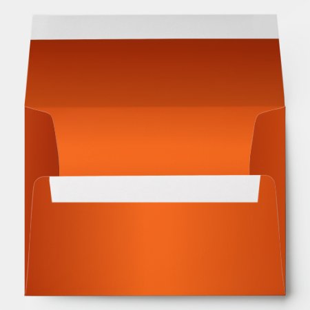 Metallic Orange 5 X 7 Invitation Envelope