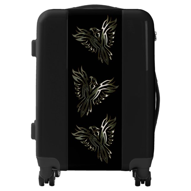 Metallic Phoenix Luggage (Front)