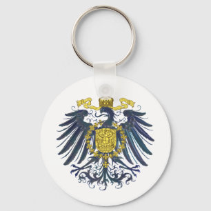 Metallic Preussian Eagle Keychain