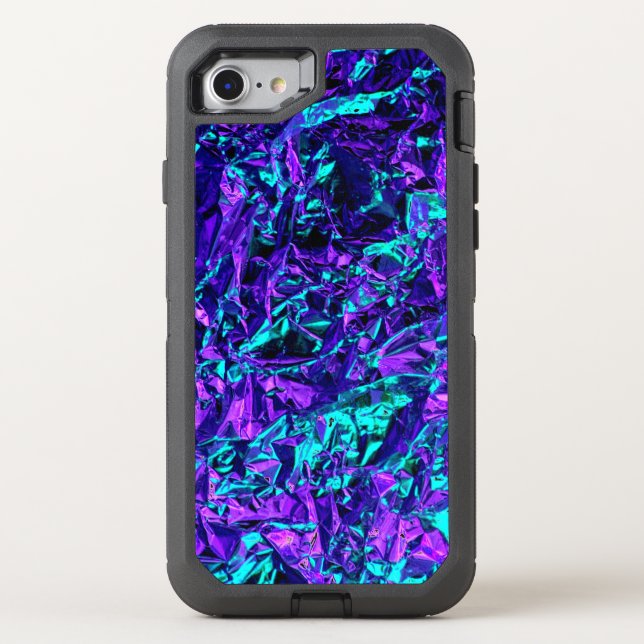 Metallic Purple and Teal Otterbox iPhone Case (Back)