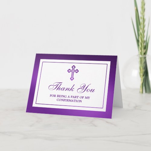 Metallic Purple Cross Holy Communion/ Confirmation