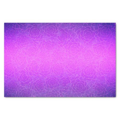 Metallic Purple Elegant Girly Succulent Decoupage Tissue Paper