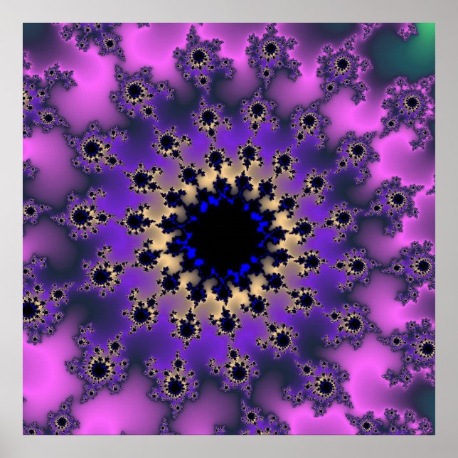 Metallic Purple Eye Poster (Front)