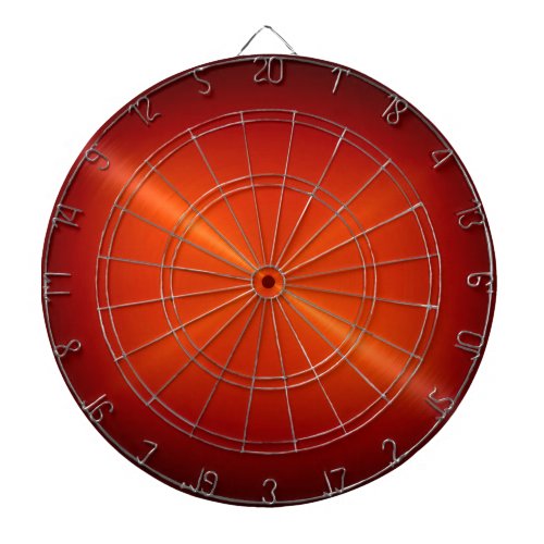 Metallic Red Stainless Steel Metal Look Dartboard With Darts