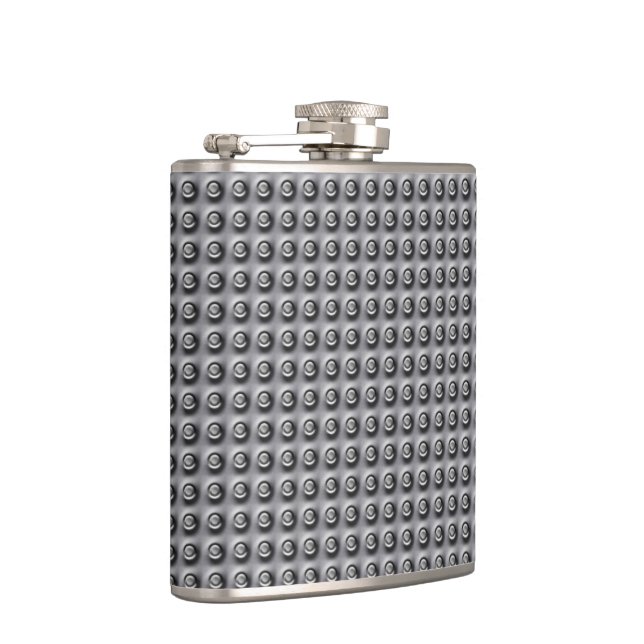 Metallic Rivets Pattern Print Flask (Right)