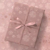 Rose gold metallic on sale wrapping paper