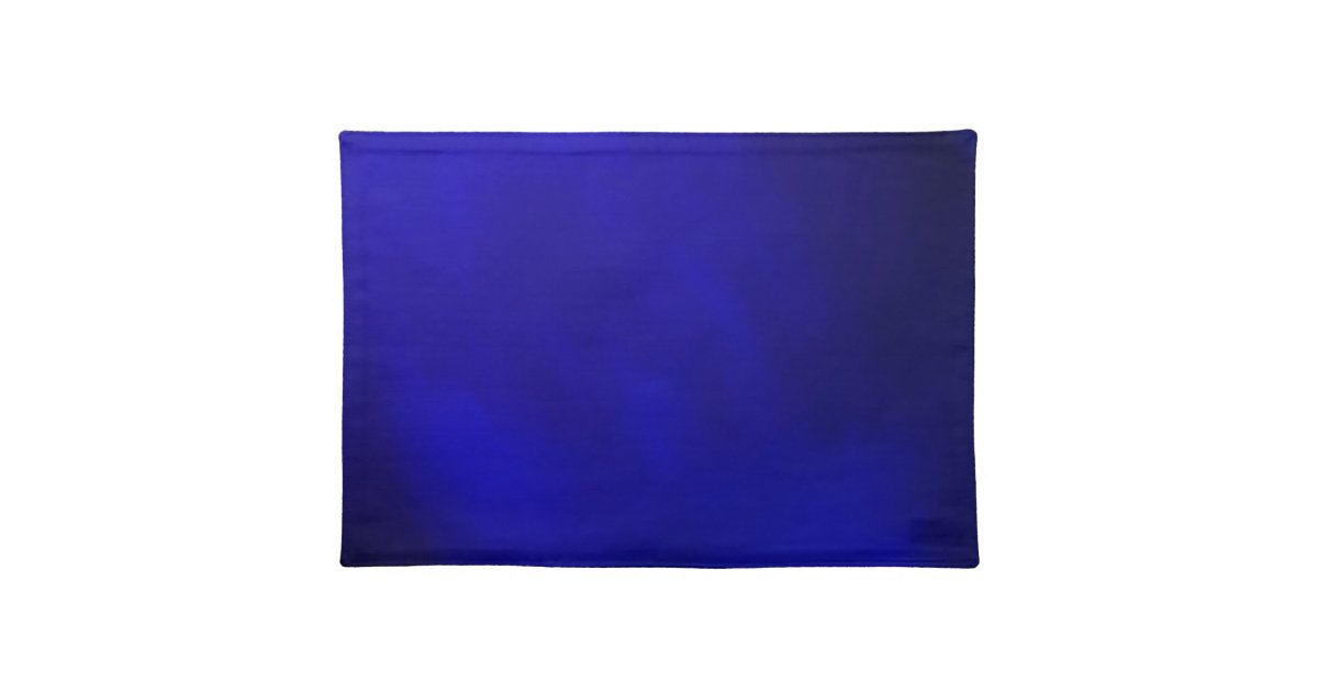 Metallic Royal Blue Cloth Placemat Zazzle