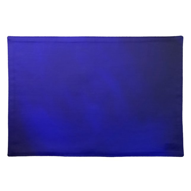 Metallic Royal Blue Cloth Placemat (Front)