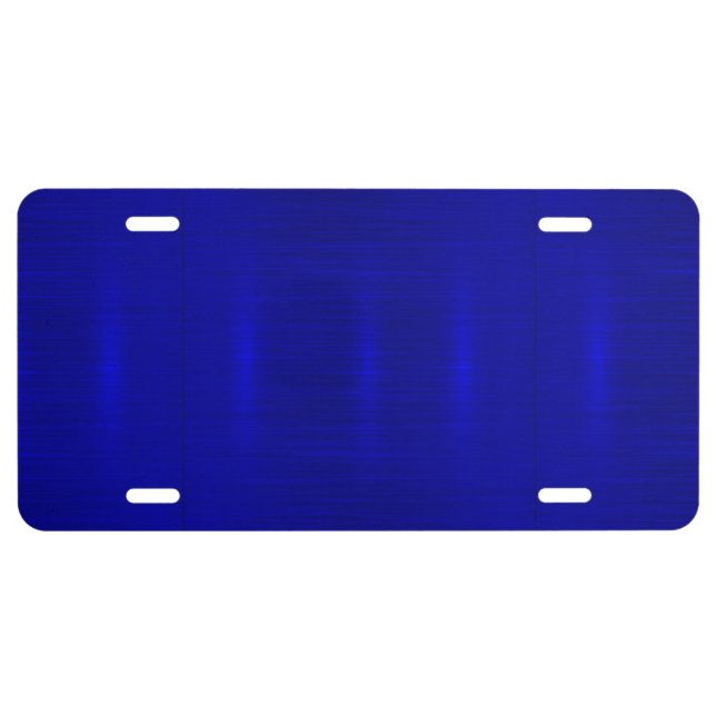 Metallic,royal,blue,modern,shimmer,elegant,chic, License Plate (Front)