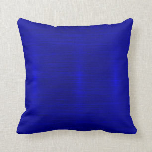Metallic,royal,blue,modern,shimmer,elegant,chic, Throw Pillow