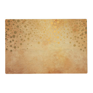 Metallic Rustic Confetti Dots Placemat