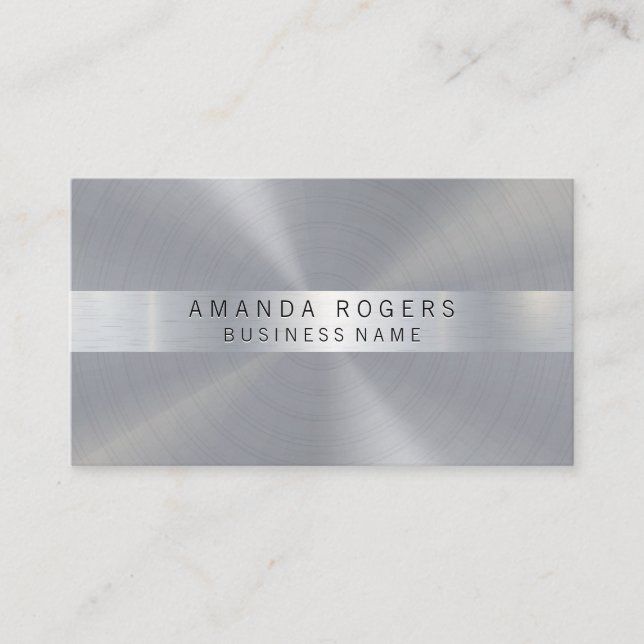 Metallic Shine Business Card (Front)