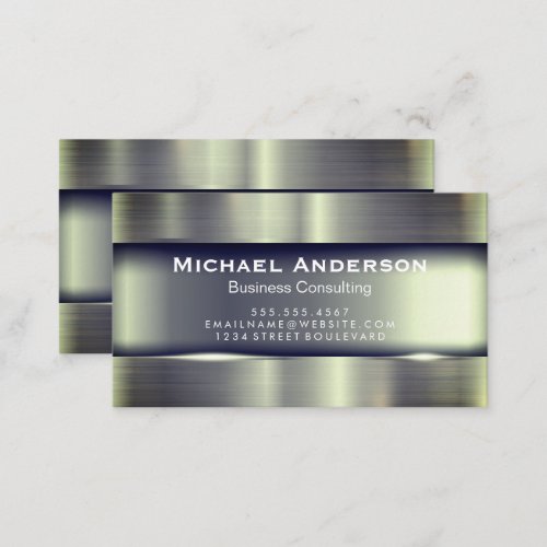 Metallic Shine Business Card