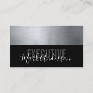 Metallic Signature Series Color Block Business Card