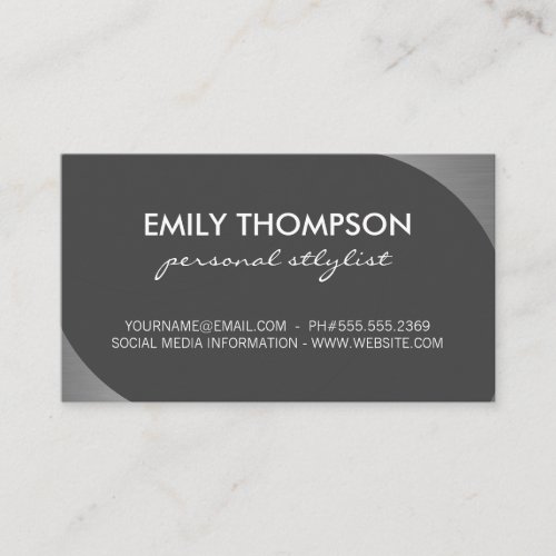 Metallic Silver Accent Appointment