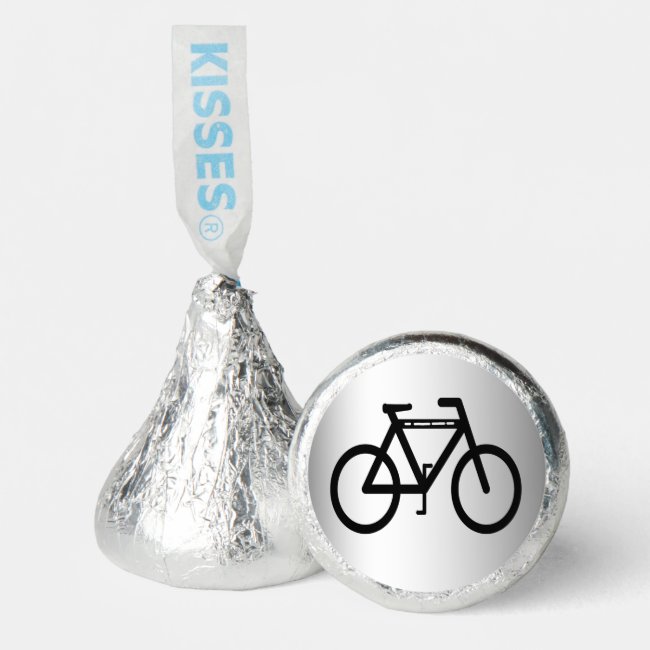 Metallic Silver Black Bicycle Hershey®'s Kisses®