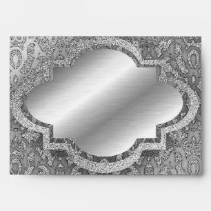 Metallic Silver Looking Envelop Envelope