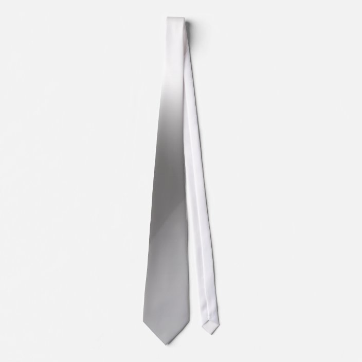 metallic silver tie