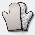 Metallic Silver Oven Mitt for Modern Kitchens