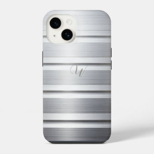 Metallic Silver Phone Case