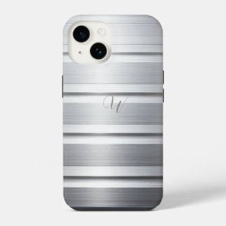 Metallic Silver Phone Case