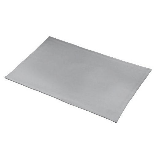 Metallic Silver Placemat | Zazzle