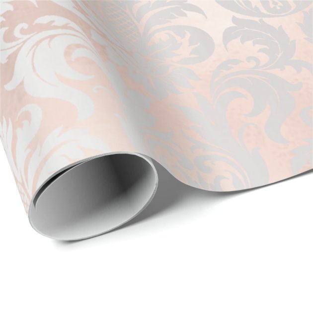 damask wrapping paper