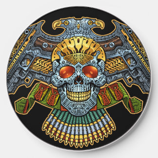 Metallic Skull with Alien Power Wireless Charger