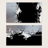Metallic Splatter Background (Front & Back)